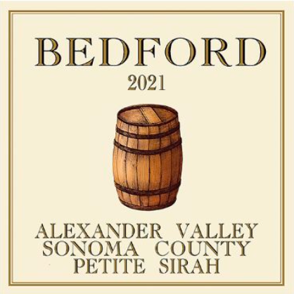 Alexander Valley, Bedford, Petite Sirah 2021- 750/12