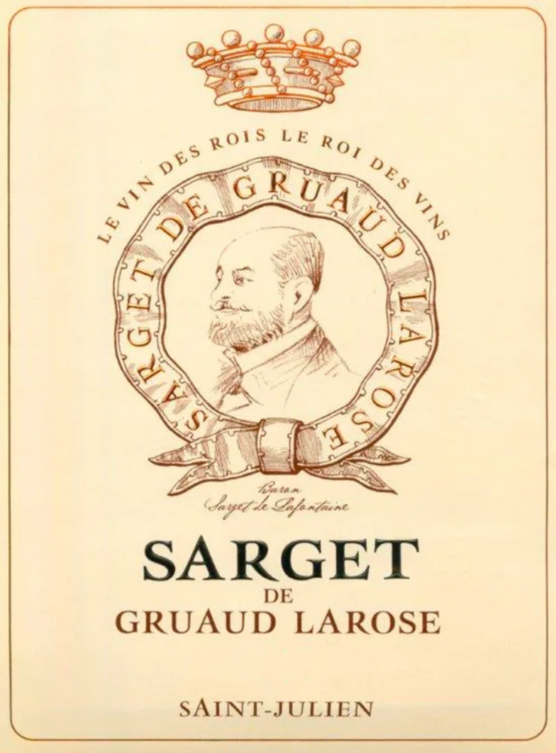 St Julien, Sarget de Gruaud Larose 2019- 750/12