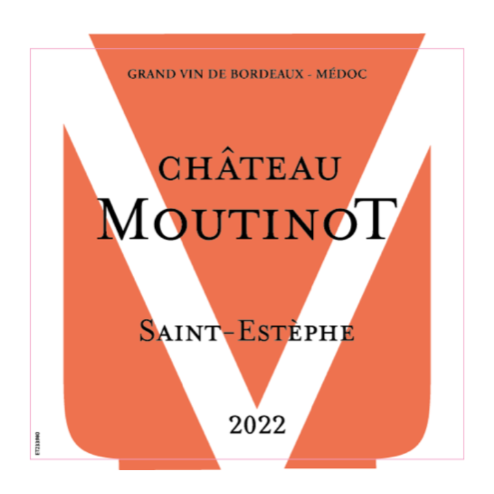 St Estephe, Chateau Moutinot, Cabernet Merlot, 2020 - 750/12
