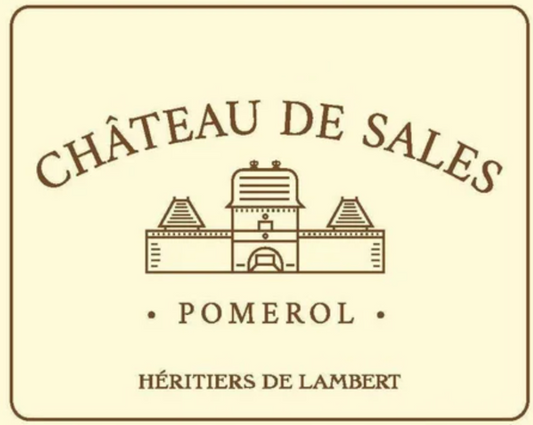 Chateau de Sales Pomerol Bordeaux 2023 93pts JS
