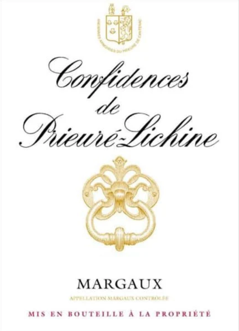 Margaux, Confidences de Prieure Lichine 750/12