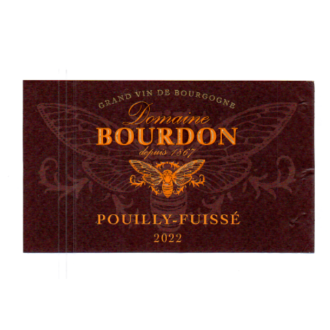 Pouilly Fuisse, Domaine Bourdon, Chardonnay 2022 - 750/12