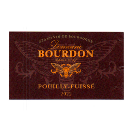 Pouilly Fuisse, Domaine Bourdon, Chardonnay 2022 - 750/12