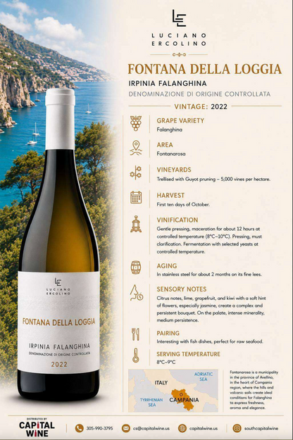 Falanghina Fontana Della Loggia Luciano Ercolino 2022