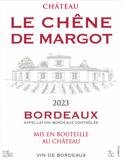 Chateau Le Chene Margot, Bordeaux 2023 92pts Decanter