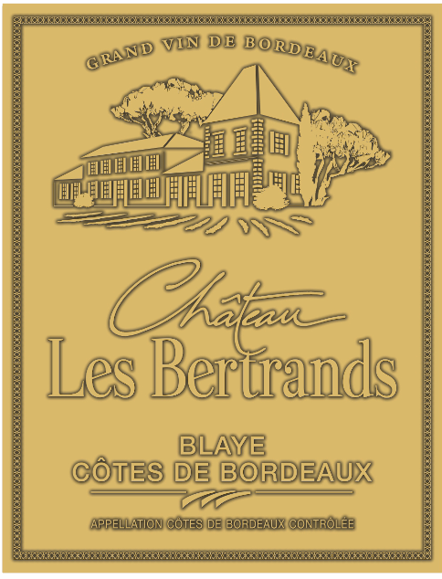 Chateau Les Bertrands Blaye Bordeaux old vines 2023