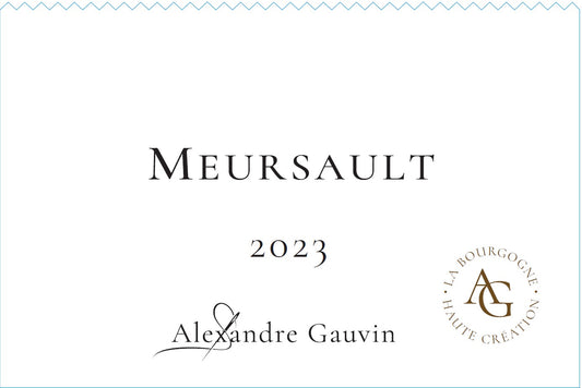 Alexandre Gauvin Meursault 2023 Burgundy