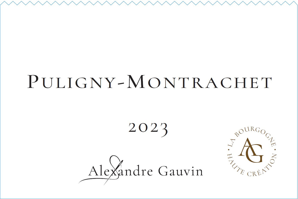 Alexandre Gauvin Puligny Montrachet 2023 Burgundy