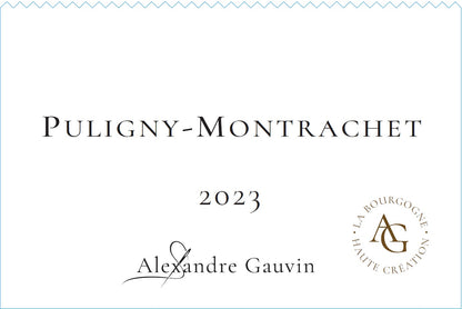 Alexandre Gauvin Puligny Montrachet 2023 Burgundy