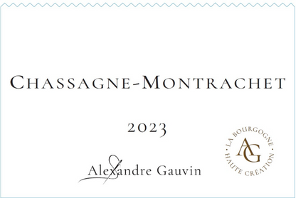 Chassagne Montrachet 2023 Alexandre Gauvin