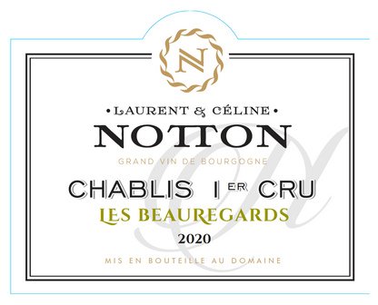 Chablis, Laurent Et Celine Notton Chablis 1 Er Cru Les Beauregards, Chardonnay 2022 - 750/12