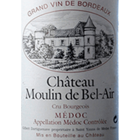 Medoc, Chateau Moulin de Bel Air Cru Bourgeois, Cabernet Merlot 2016 - 750/12