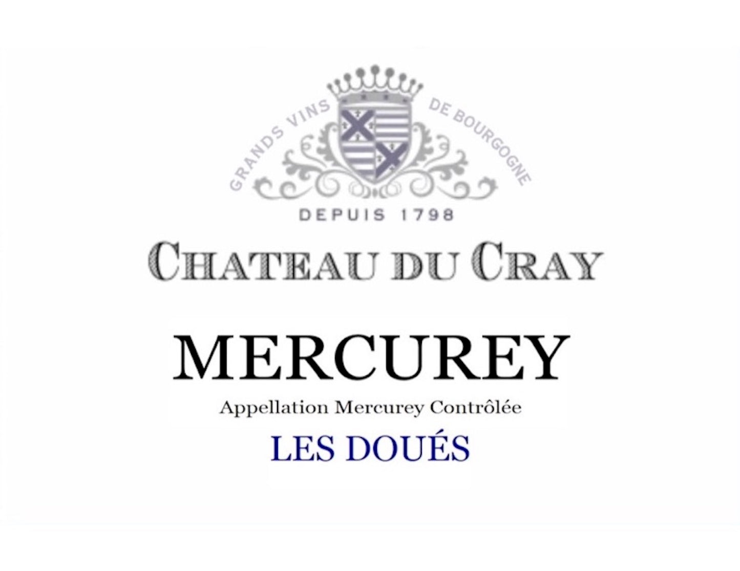 Chateau du Cray Les Doués Mercurey white 2023 92pts JS