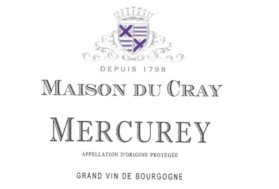 Maison Du Cray, Mercurey red 2022