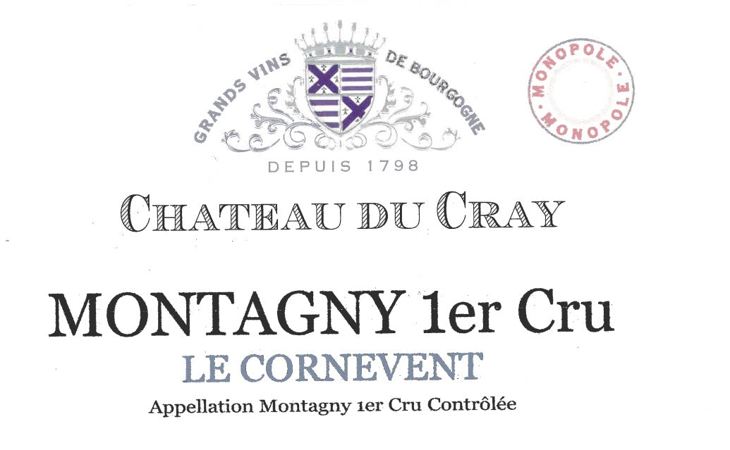 Chateau Du Cray, Montagny 1er Cru Monopole Le Cornevent 2022