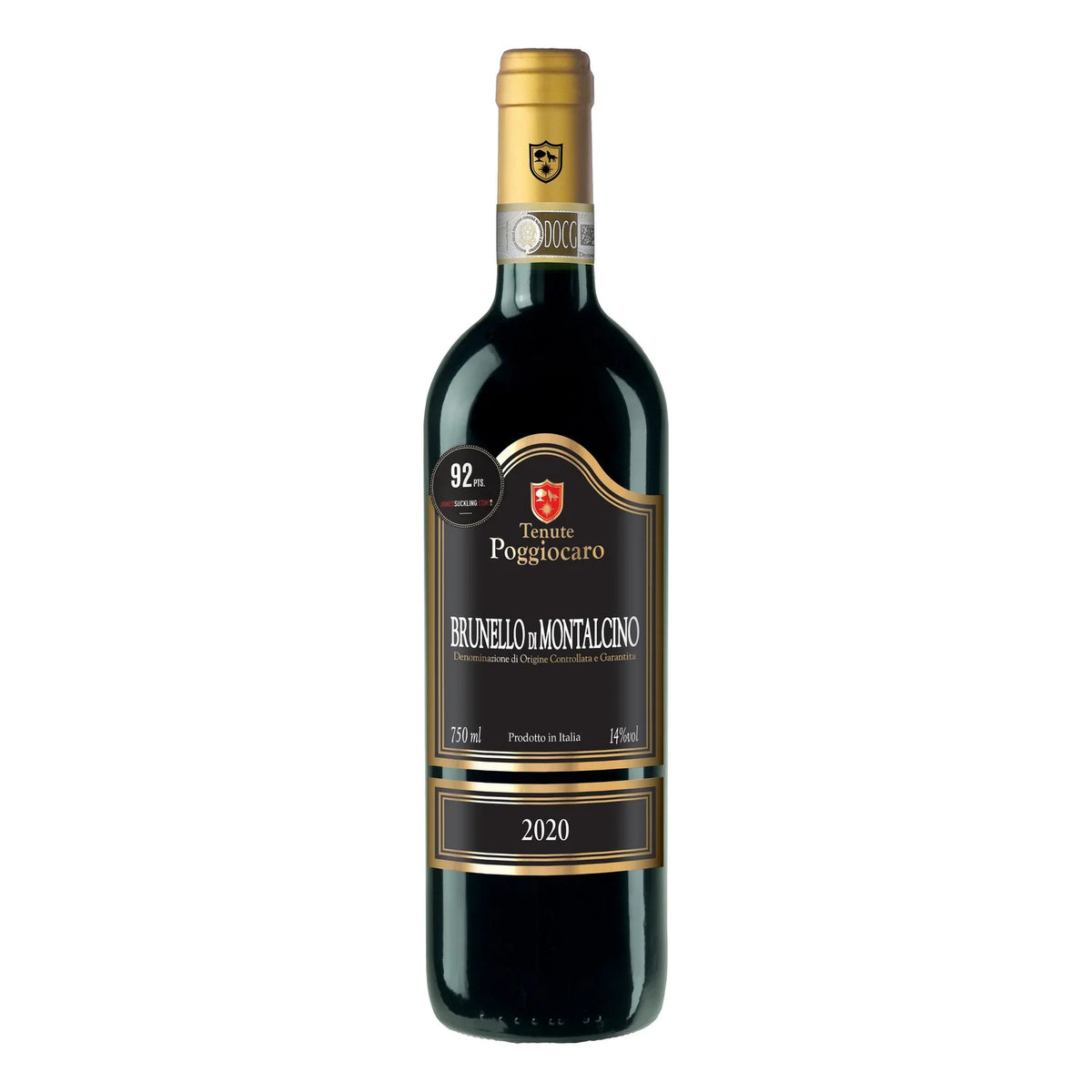 Brunello di Montalcino Tenute Poggiocaro 2020 92pts JS