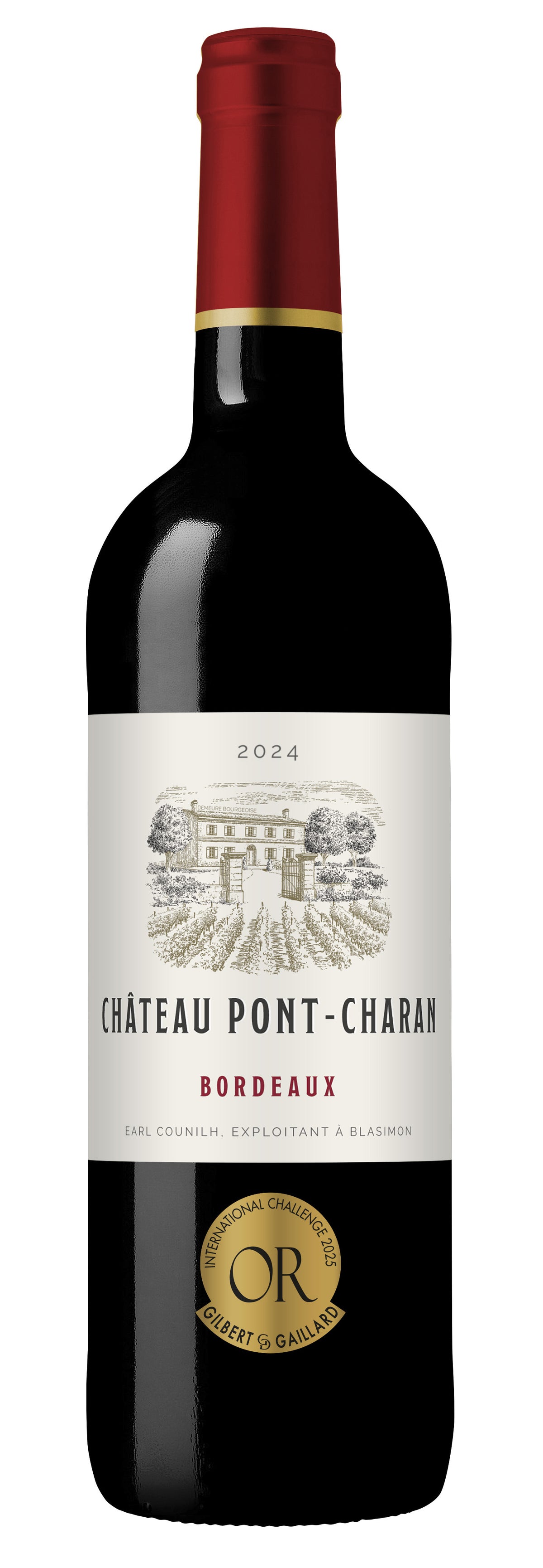 Chateau Pont Charan 2024 Bordeaux Wood case