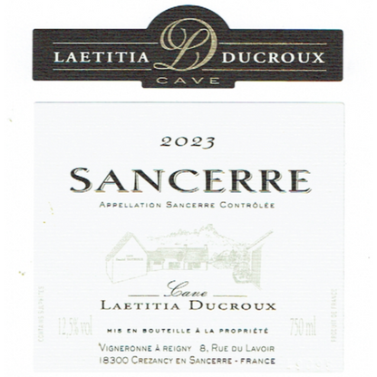 Sancerre, Laetitia Ducroux, Sauvignon Blanc 2025 - 750/12
