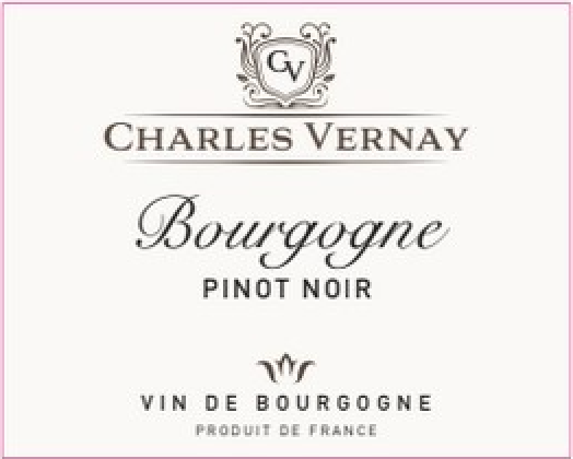 Bourgogne, Charles Vernay, Pinot Noir 2022 - 750/12