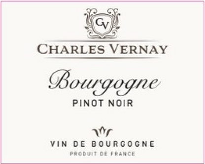 Bourgogne, Charles Vernay, Pinot Noir 2023 - 750/12