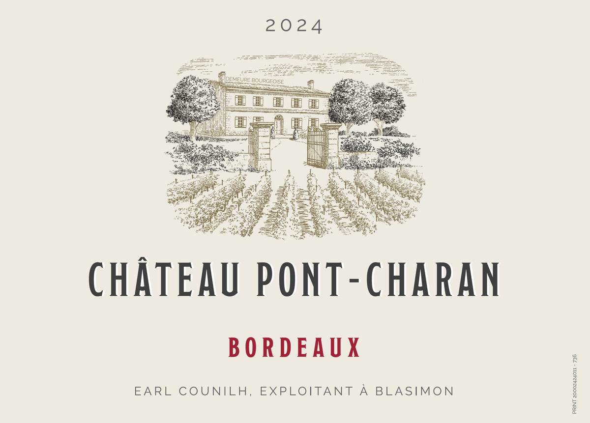 Chateau Pont Charan 2024 Bordeaux Wood case