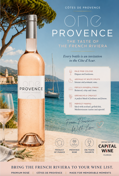 Cotes De Provence, One Provence, Grenache Syrah Cinsault 2025 - 750/12