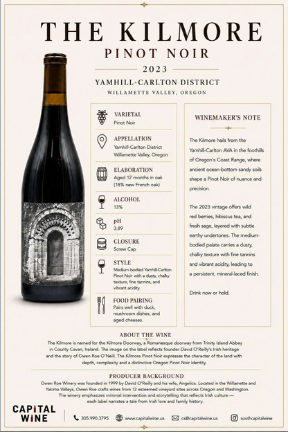 The Kilmore Pinot Noir 2023 Willamette Valley Oregon 750ml