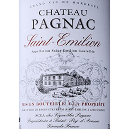 St Emilion, Chateau Pagnac St Emilion, Merlot Cabernet 2019 - 750/12