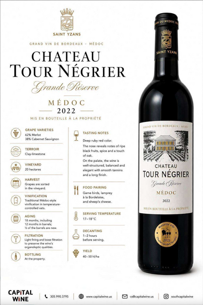 Chateau Tour Negrier 2022 Medoc Bordeaux