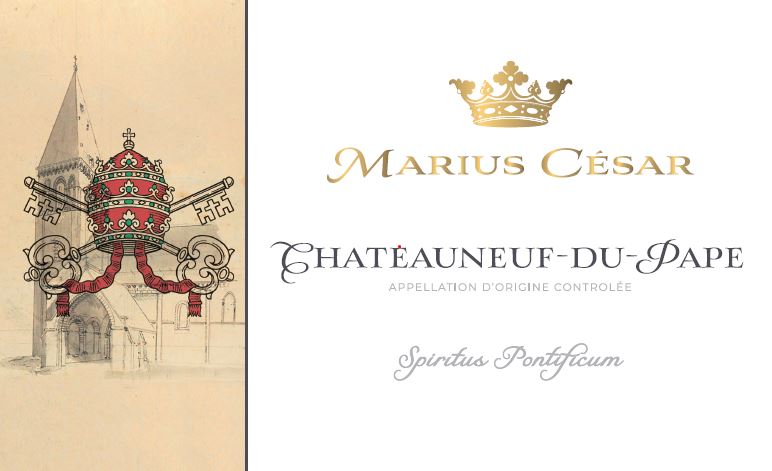Chateauneuf du Pape, Marius Cesar, Syrah Grenache Mourvèdre 2020 - 94pts WE 92pts WS - 750/12