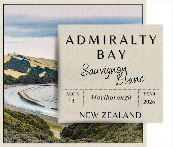 COMING SOON Admiralty Bay 2026 Marlborough Sauvignon Blanc NZ