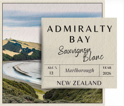 COMING SOON Admiralty Bay 2026 Marlborough Sauvignon Blanc NZ