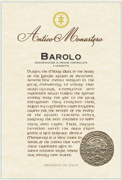 Barolo, Antico Monastero 2020 - 750 /12