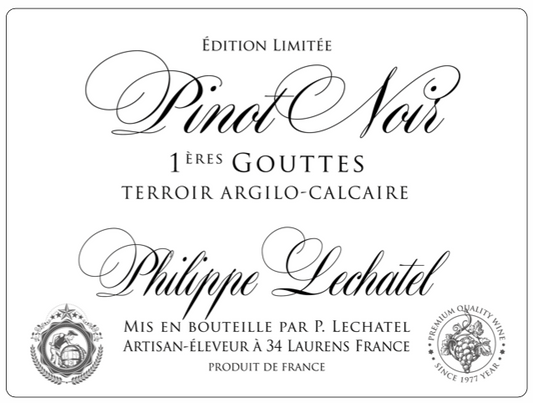 Philippe Lechatel Pinot Noir Pays d'Oc 2024