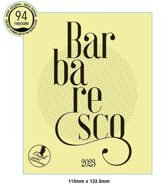 Barbaresco DOCG, Casali del Barone 2023 93pts JS