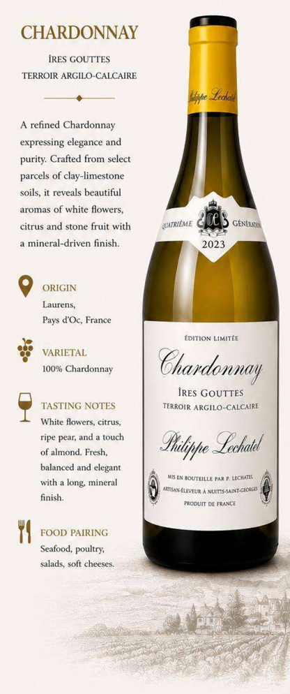 Philippe Lechatel Chardonnay Pays d'Oc 2024