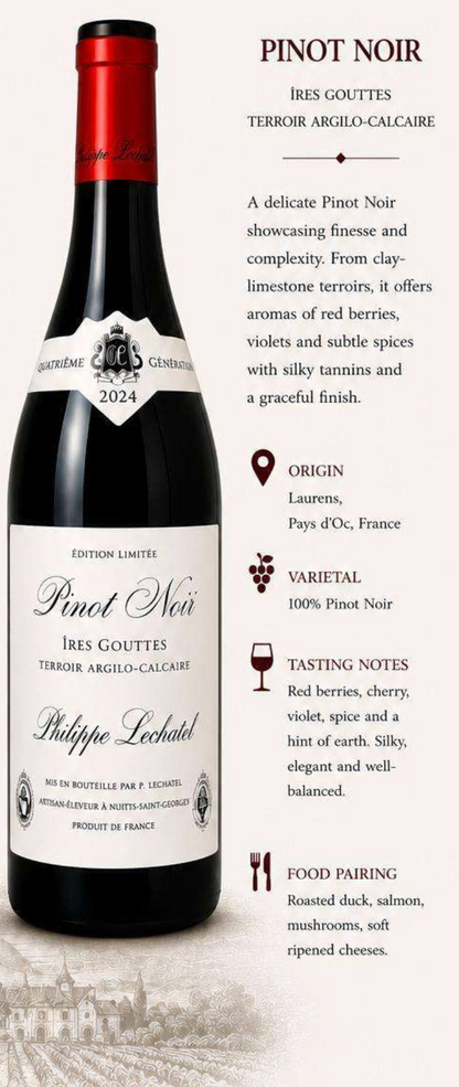 Philippe Lechatel Pinot Noir Pays d'Oc 2024