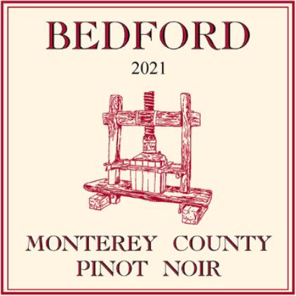 Monterey County, Bedford, Pinot noir 2021- 705/12