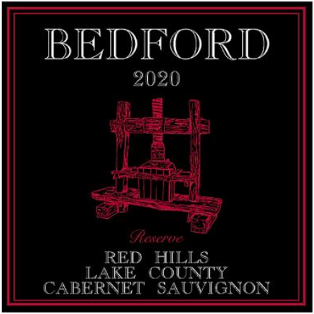 Red hills Lake County, Bedford Cabernet Sauvignon 2021- 750/12