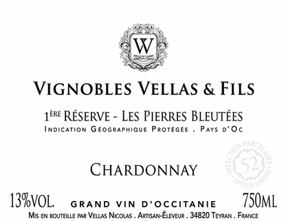 Vignobles Vellas Chardonnay, 2024 Pays d'Oc