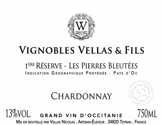 Vignobles Vellas Chardonnay, 2024 Pays d'Oc