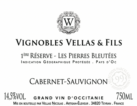 Vignobles Vellas Cabernet Sauvignon 2024, Pays d'Oc